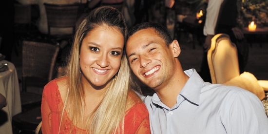 Thaís Morota e Rafael Batista em pose especial para coluna